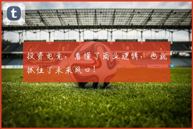 投资电竞，看懂了商业逻辑，也就抓住了未来风口！